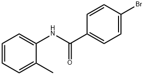 4-bromo-N-(2-methylphenyl)benzamide Structure
