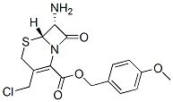 (1α)-4-(Chloromethyl)-7-oxo-8β-amino-2-thia-6-azabicyclo[4.2.0]octa-4-ene-5-carboxylic acid 4-methoxybenzyl ester Structure