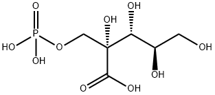 2-carboxyarabinitol 1-phosphate Structure