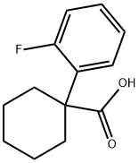 1-(2-FLUOROPHENYL)CYCLOHEXANECARBOXYLIC ACID, 98 Structure