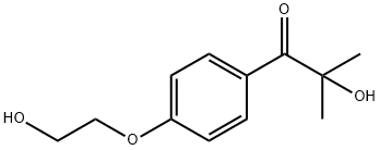 2-히드록시-4'-(2-히드록시에톡시)-2-메틸프로피오페논 구조식 이미지