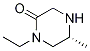 (R)-1-Ethyl-5-Methylpiperazin-2-one 구조식 이미지