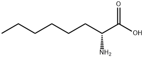 R-2-Aminoctanoic acid Structure