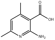 2-AMINO-4,6-DIMETHYLNICOTINIC ACID Structure
