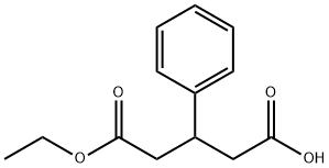 Pentanedioic acid, 3-phenyl-, Monoethyl ester Structure