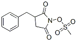 3-benzyl-N-(methanesulfonyloxy)succinimide Structure
