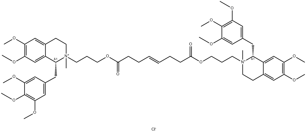 Mivacurium chloride Structure