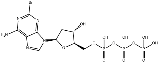 2-bromo-2'-deoxyadenosine triphosphate Structure