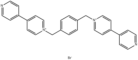 1,1'-[1,4-PHENYLENEBIS(METHYLENE)]BIS(4,4'-BIPYRIDINIUM) DIBROMIDE Structure