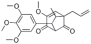 5-Allyl-3-Methoxy-6-Methyl-7-(3,4,5-tri
Methoxyphenyl)bicyclo[3.2.1]oct-3-ene-2,8-dione 구조식 이미지