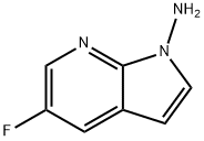 1H-Pyrrolo[2,3-b]pyridin-1-aMine, 5-fluoro- Structure