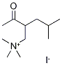 (2-Acetyl-4-Methylpentyl)triMethylaMMoniuM Iodide 구조식 이미지