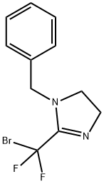 1-Benzyl-2-(broModifluoroMethyl)-4,5-dihydro-1H-iMidazole Structure