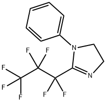 2-(Perfluoropropyl)-1-phenyl-4,5-dihydro-1H-iMidazole Structure