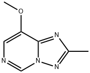 [1,2,4]트리아졸로[1,5-C]피리미딘,8-METHOXY-2-METHYL- 구조식 이미지