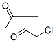 2,4-Pentanedione,  1-chloro-3,3-dimethyl- Structure