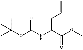 METHYL-2-BOC-AMINO-4-PENTENOIC ACID Structure