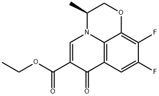 Ethyl (S)-9,10-difluoro-3-methyl-7-oxo-2,3-dihydro-7H-pyrido[1,2,3-de]-1,4-benzoxazine-6-carboxylate 구조식 이미지