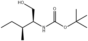 N-Boc-(2S,3S)-(-)-2-Amino-3-methyl-1-pentanol 구조식 이미지