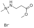 3-(2,2,2-Trimethylhydrazine)methylpropionate bromide 구조식 이미지