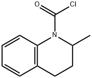 1(2H)-퀴놀린카르보닐클로라이드,3,4-디히드로-2-메틸-(9Cl) 구조식 이미지