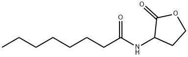 N-OCTANOYL-DL-HOMOSERINE LACTONE Structure