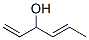 1,4-Hexadien-3-ol Structure