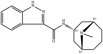 Endo-3-amine-9-methyl-9-azabicyclo[3,3,1]nonane 구조식 이미지