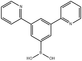 3,5-di(pyridin-2-yl)phenylboronic acid Structure