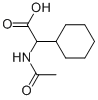 N-Acetyl-DL-cyclohexylglycine 구조식 이미지