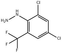 2,4-DICHLORO-6-(TRIFLUOROMETHYL)PHENYLHYDRAZINE 구조식 이미지