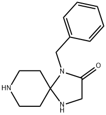 1-(Phenylmethyl)-1,4,8-triazaspiro[4.5]decan-2-one Structure