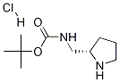 S-2-(BOC-아미노메틸)피롤리딘-HCl 구조식 이미지