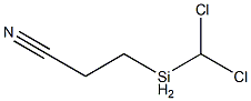 2-CYANOETHYLMETHYLDICHLOROSILANE 구조식 이미지