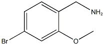 4-BROMO-2-METHOXYBENZYLAMINE 구조식 이미지