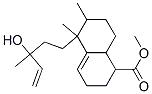 1,2,3,5,6,7,8,8a-Octahydro-5-(3-hydroxy-3-methyl-4-pentenyl)-1,5,6-trimethyl-1-naphthalenecarboxylic acid Structure