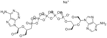 P1,P5-DI(아데노신-5')펜타포스페이트*PE리오다테OXI 구조식 이미지