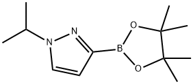 1-ISOPROPYL-1H-PYRAZOLE-4-BORONIC ACID, PINACOL ESTER Structure