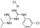 1-(3-Chlorophenyl)-5-isopropylbiguanide Hydrochloride Structure