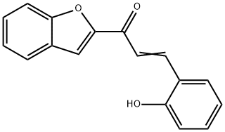 1-BENZOFURAN-2-YL-3-(2-HYDROXY-PHENYL)-PROPENONE Structure