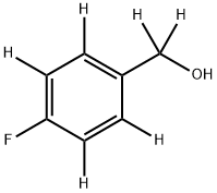 4-플루오로벤질-d6알코올 구조식 이미지