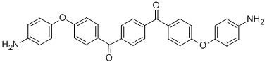 1,4-페닐레네비스[[4-(4-AMINOPHENOXY)페닐]메탄온] 구조식 이미지