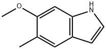 6-Methoxy-5-Methyl 1H-indole Structure