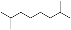 2,7-Dimethyloctane структурированное изображение