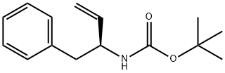 (3S)-3-(N-Boc-amino)-4-phenyl-1-butene Structure