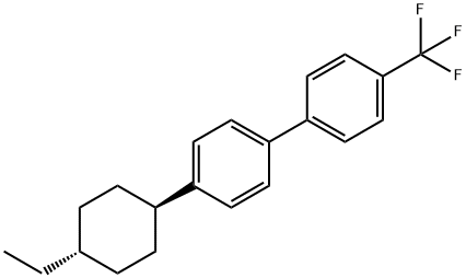 4-(trans-4-ethylcyclohexyl)-4'-(trifluoroMethyl)-1,1'-Biphenyl Structure