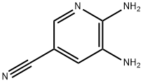 3-Pyridinecarbonitrile,5,6-diamino-(9CI) Structure