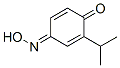 2,5-Cyclohexadiene-1,4-dione,2-(1-methylethyl)-,4-oxime(9CI) 구조식 이미지