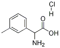 2-AMino-2-(3-Methylphenyl)acetic Acid Hydrochloride Structure