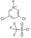 N-FLUORO-3,5-DICHLOROPYRIDINIUM TRIFLATE 구조식 이미지